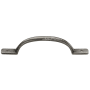 Ashley Norton Vintage 4" Long Surface Mount Luxury Solid Bronze Window Sash Style Arch Cabinet Handle / Drawer Pull White Medium