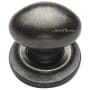 Ashley Norton Solid Bronze Oval 1-1/4 Inch Oval Cabinet Knob with Backplate White Medium