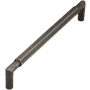 Ashley Norton Bradley 6" Center to Center Luxury Solid Bronze Geometric Hexagon Barrel Cabinet Handle / Drawer Pull White Medium