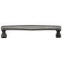 Ashley Norton Solid Bronze Deco 10 Inch Center to Center Handle Cabinet Pull White Medium