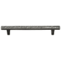 Ashley Norton Solid Bronze Textured 8 Inch Center to Center Bar Cabinet Pull White Medium
