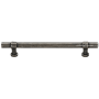 Ashley Norton Pipe Style 6" Center to Center Luxury Solid Bronze Industrial Bar Cabinet Handle / Drawer Bar Pull White Medium