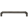 Ashley Norton Solid Bronze Angular 10 Inch Center to Center Handle Cabinet Pull White Medium
