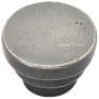 Ashley Norton Solid Bronze 1-1/4" Mushroom Luxury Cabinet Knob White Medium