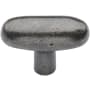 Ashley Norton Solid Bronze Potato 13/16 Inch Bar Cabinet Knob White Medium