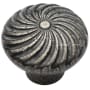 Ashley Norton Solid Bronze Wheel 1-1/2 Inch Mushroom Cabinet Knob White Medium