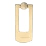 Ashley Norton Solid Bronze 3.5" Long Rustic Farmhouse Rectangular Drop Ring Knob Natural Bronze