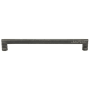 Ashley Norton Apollo 22-3/4" Center to Center Luxury Solid Bronze Modern Industrial Appliance Handle / Appliance Pull Distressed Black