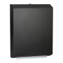 ASI Surface Mounted Vertical C-Fold Paper Towel Dispenser Matte Black