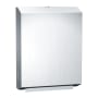 ASI Surface Mounted Vertical C-Fold Paper Towel Dispenser Stainless Steel
