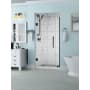 Aston Belmore 72" High x 33" Wide Hinged Frameless Shower Door with 23" Door Width and Clear Glass Oil Rubbed Bronze