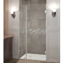 Aston Nautis 30" Wide x 72" High Frameless Hinged Shower Door with Clear Glass Chrome