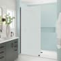 Aston Elyse XL 80" High x 30" Wide Frameless Shower Panel with Frosted Glass Bronze
