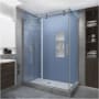 Aston Langham XL 80" High x 64" Wide x 32" Deep Sliding Frameless Shower Enclosure with Clear Glass Chrome