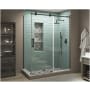 Aston Coraline XL 80" High x 56" Wide x 32" Deep Sliding Frameless Shower Enclosure with Clear Glass Oil Rubbed Bronze