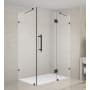 Aston 72" High x 37" Wide x 32" Deep Hinged Frameless Shower Enclosure with Clear Glass Oil Rubbed Bronze