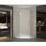 Aston Neoscape GS Wide 42" x Deep 42" x 72" High Frameless Hinged Shower Enclosure with Frosted Glass and Glass Shelves Chrome