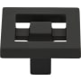 Atlas Homewares Nobu 1-3/8 Inch Square Cabinet Knob Matte Black