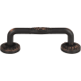 Atlas Homewares Hammered Medallion 3 Inch Center to Center Handle Cabinet Pull Venetian Bronze