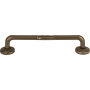 Atlas Homewares Hammered Medallion 5 Inch Center to Center Handle Cabinet Pull Burnished Bronze