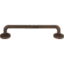 Atlas Homewares Hammered Medallion 5 Inch Center to Center Handle Cabinet Pull Rust