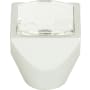 Atlas Homewares Crystal 1 Inch Square Cabinet Knob Matte Chrome