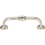 Atlas Homewares Crystal 3 Inch Center to Center Handle Cabinet Pull Brushed Nickel