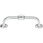 Atlas Homewares Crystal 3 Inch Center to Center Handle Cabinet Pull Polished Chrome