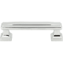 Atlas Homewares Wadsworth 3-3/4 Inch Center to Center Handle Cabinet Pull Polished Chrome