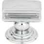 Atlas Homewares Campaign 1-1/2 Inch Rectangular Cabinet Knob Polished Chrome