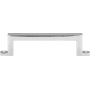 Atlas Homewares Campaign 3-3/4 Inch Center to Center Handle Cabinet Pull Polished Chrome