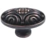 Atlas Homewares Limited Editions 1-3/4 Inch Oval Cabinet Knob Venetian Bronze