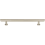 Atlas Homewares Conga 6-5/16 Inch Center to Center Bar Cabinet Pull Brushed Nickel