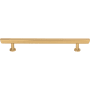 Atlas Homewares Conga 6-5/16 Inch Center to Center Bar Cabinet Pull Warm Brass