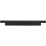 Atlas Homewares Tom Tom 6-5/16 Inch or 7-9/16 Inch Center to Center Rectangular Cabinet Pull Matte Black