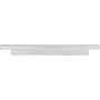 Atlas Homewares Tom Tom 6-5/16 Inch or 7-9/16 Inch Center to Center Rectangular Cabinet Pull Polished Chrome