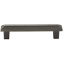 Atlas Homewares Trocadero 3-3/4 Inch Center to Center Bar Cabinet Pull Pewter