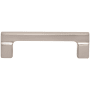 Atlas Homewares Reeves 3-3/4 Inch Center to Center Bar Cabinet Pull Brushed Nickel