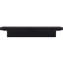 Atlas Homewares Kayden 5-1/16 Inch Center to Center Rectangular Cabinet Pull Matte Black