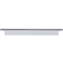 Atlas Homewares Kayden 8-13/16 Inch Center to Center Rectangular Cabinet Pull Polished Chrome