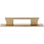 Atlas Homewares Zander 3-3/4 Inch Center to Center Handle Cabinet Pull Warm Brass