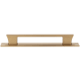 Atlas Homewares Zander 6-5/16 Inch Center to Center Handle Cabinet Pull Warm Brass