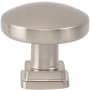 Atlas Homewares Kimberton 1-1/4 Inch Mushroom Cabinet Knob Brushed Nickel