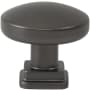 Atlas Homewares Kimberton 1-1/4 Inch Mushroom Cabinet Knob Slate