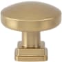 Atlas Homewares Kimberton 1-1/4 Inch Mushroom Cabinet Knob Warm Brass