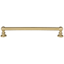 Atlas Homewares Victoria 7-9/16 Inch Center to Center Handle Cabinet Pull Warm Brass