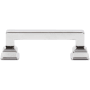 Atlas Homewares Erika 3 Inch Center to Center Handle Cabinet Pull Polished Chrome