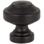 Atlas Homewares Malin 1-1/8 Inch Mushroom Cabinet Knob Matte Black