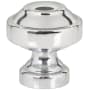 Atlas Homewares Malin 1-1/8 Inch Mushroom Cabinet Knob Polished Chrome