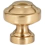 Atlas Homewares Malin 1-1/8 Inch Mushroom Cabinet Knob Warm Brass